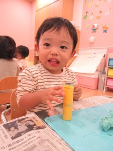 粘土遊びと製作遊び✨
