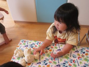 小麦粉粘土で遊んだよ‼️