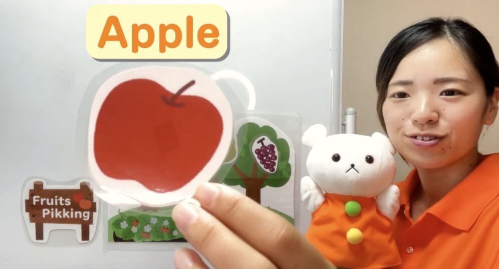 英語学習に取り組む様子