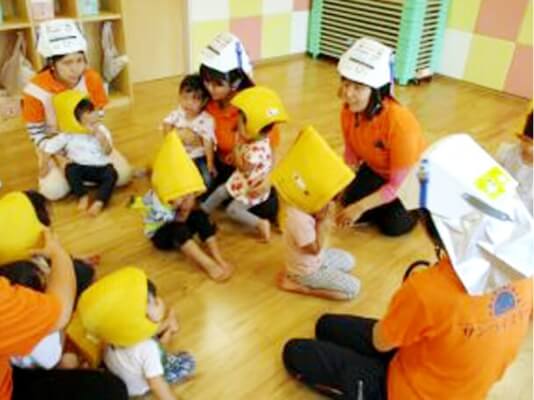 避難訓練の様子