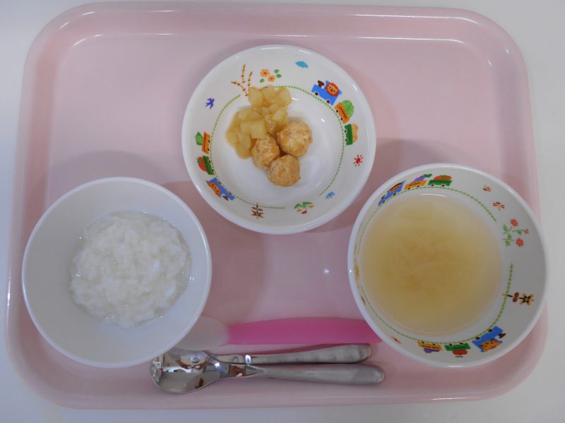 本日の離乳食です(^^♪