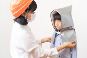 お子さんと避難訓練を体験してみよう