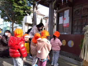 園ブログ　初詣🎍お正月の製作🎌