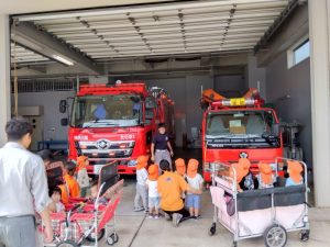 園ブログ　消防署見学🚒公園遊び🍂