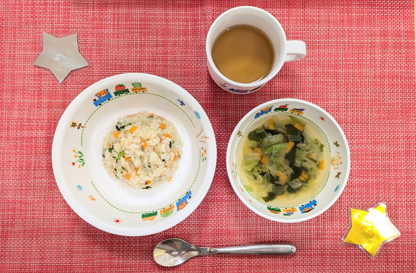 【6月21日㈯の給食・おやつ】