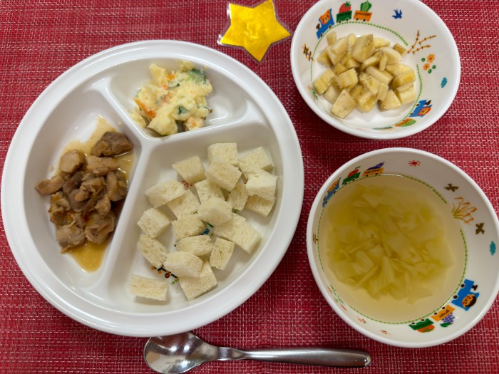 【4月14日㈫の給食・おやつ】