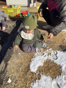 雪遊びを楽しみました❄️