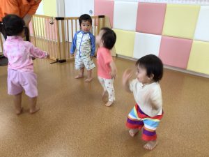 水遊び楽しいね🎵