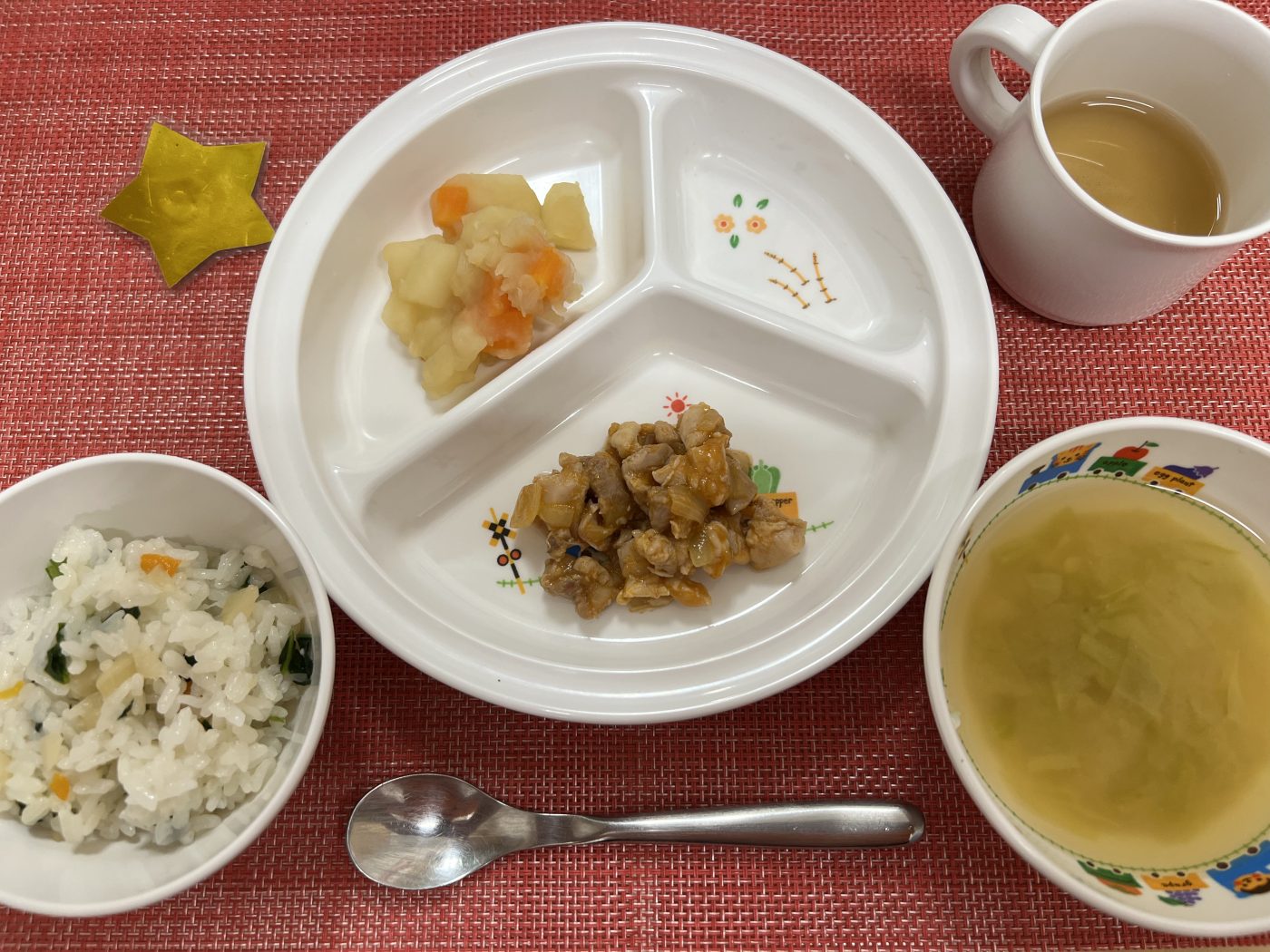 【1月21日㈫の給食・おやつ】