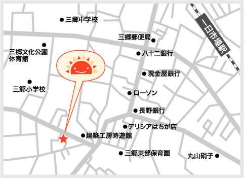 サンライズキッズ保育園 安曇野園 周辺地図