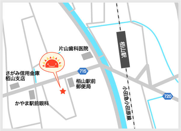 サンライズキッズ保育園 小田原園 周辺地図