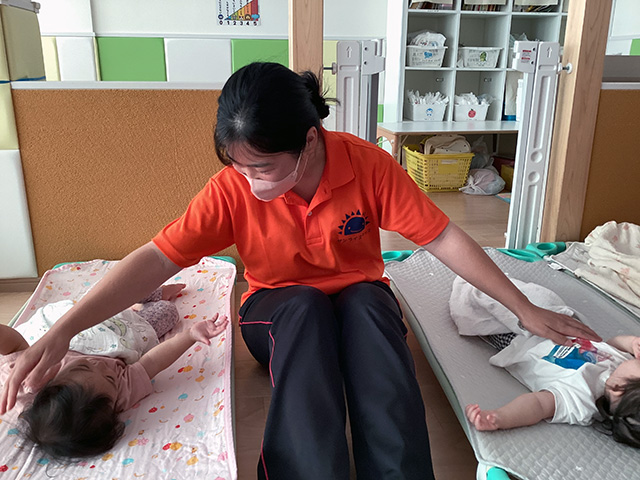 保育スタッフ・<small></small> たまき 先生について