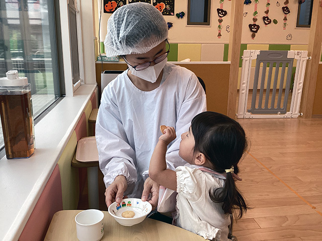 調理スタッフ・<small></small> さおり 調理員について