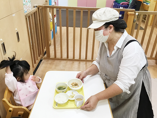 調理スタッフ・窪田 直子 調理員について