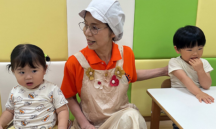 保育士・<small></small> ちえこ 先生について