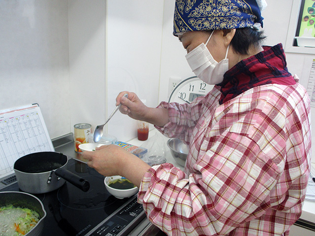 調理スタッフ・<small></small> ゆきこ 調理員について
