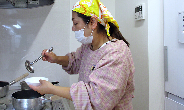 調理スタッフ・山口 千夏 調理員について