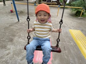 公園遊び楽しいな?