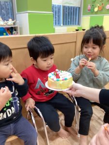 1月　お誕生日会🎂🎉
