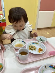 給食🍛から午睡の様子😪