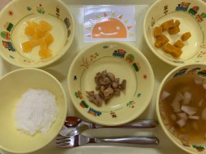 10月７日(水)の給食・おやつ