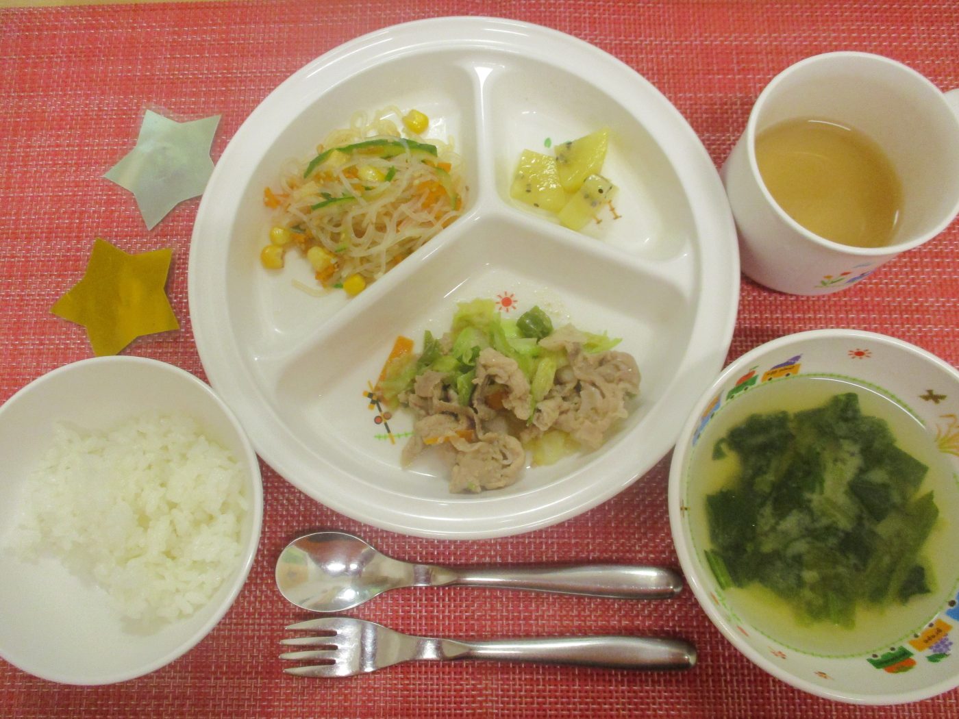 【7月31日㈬の給食・おやつ】