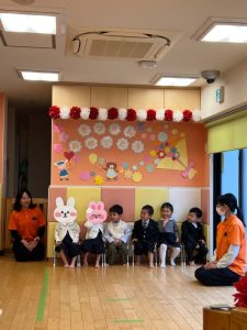 卒園式をしたよ🌸