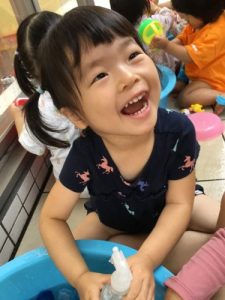 🌊はじまりました！水遊び🌊