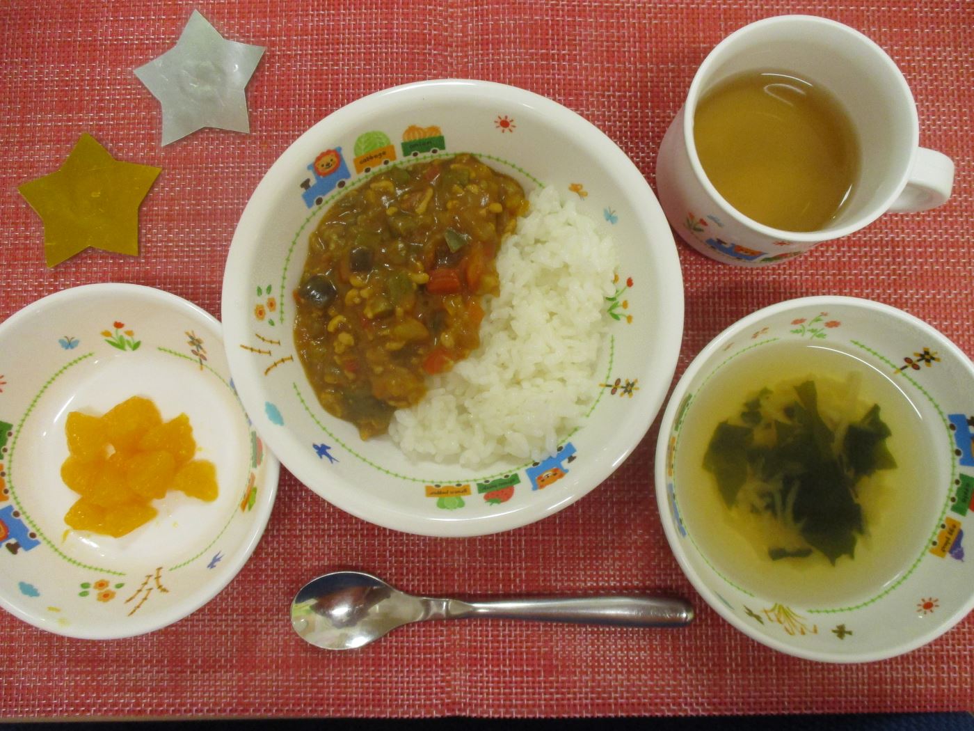 【7月22日㈫の給食・おやつ】