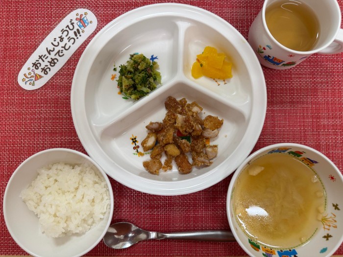 【7月24日㈮の給食・おやつ】