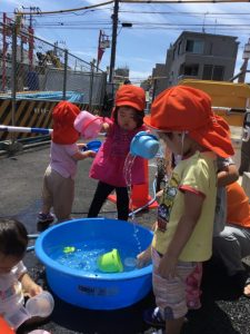 ★水遊びをしました★