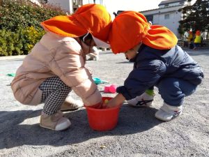 お外遊びの様子★2月10日