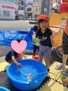 7月7日★水遊びが始まりました！