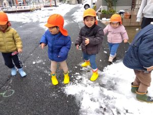 2月9日★雪遊びをしたよ！