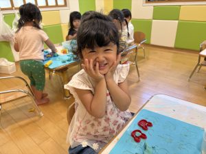 粘土で遊んだよ✨