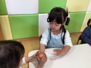 お野菜に触れてみたよ🥔🥕
