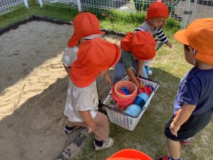 お外大好き🧡楽しいね❗️〜園庭遊び編〜