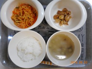 8月3日(土)の給食