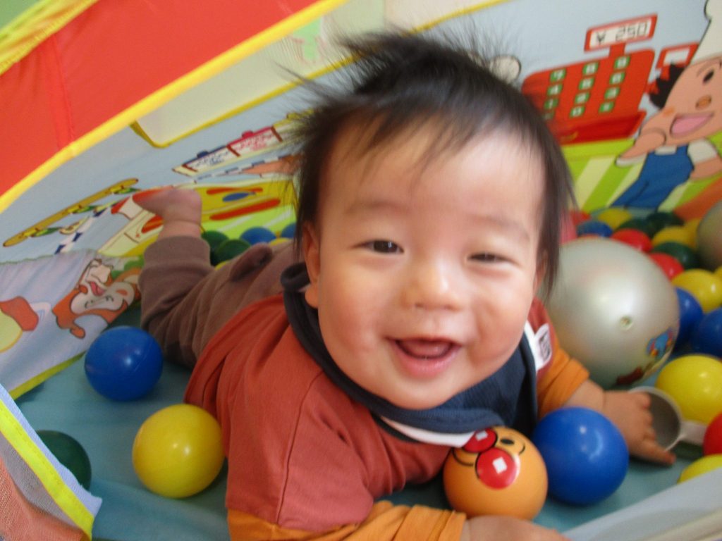 笑顔いっぱい?