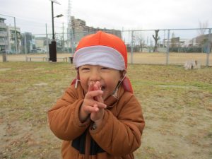 ある日の公園遊びの様子😊