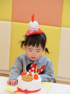 １月生まれのお友達のお誕生会