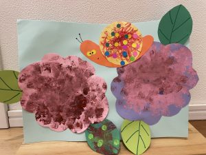 雨大好き⭐︎カタツムリさんあじさいさん製作♪