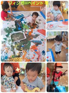 園ブログ〜フィンガーペイント編〜