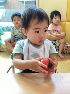 🍅食育活動🍅・🎂8月のお誕生日会🎂