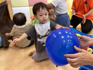笑顔いっぱいのお友だちです😊🎈🎈🎈