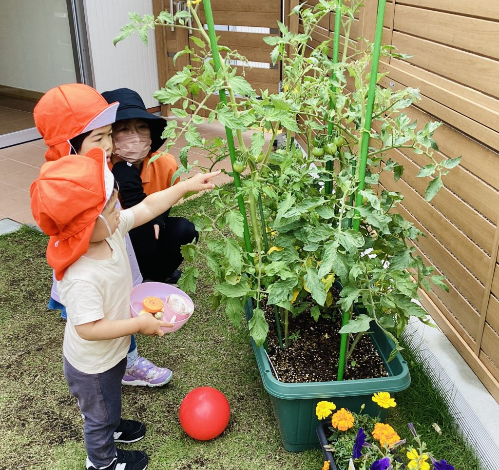 晴れ間☔️の外遊び😊