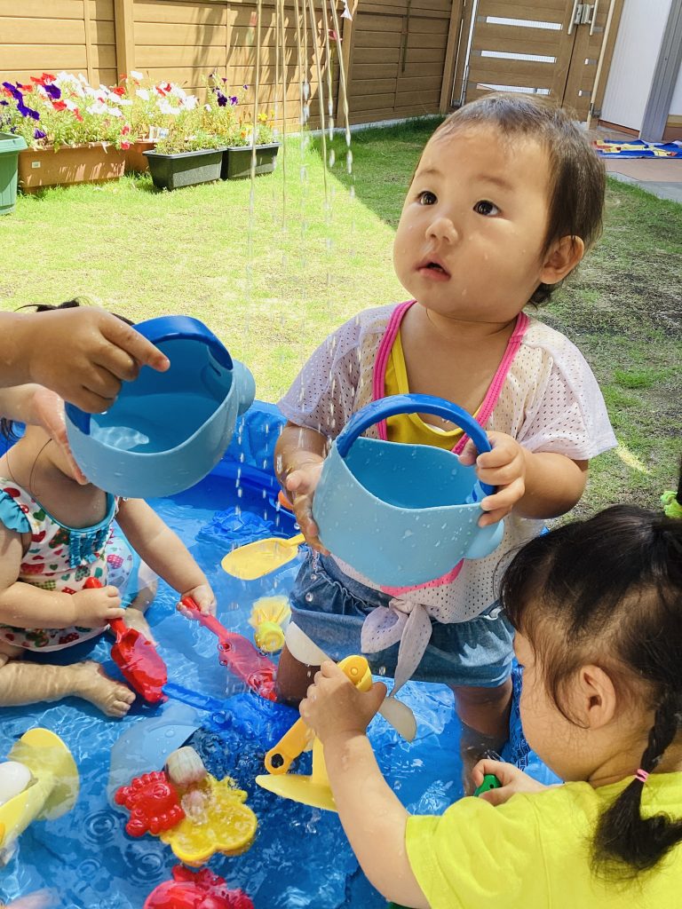 水遊び🐳