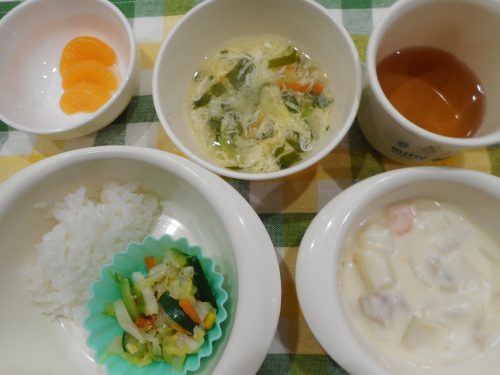 4月4日の給食(^^)