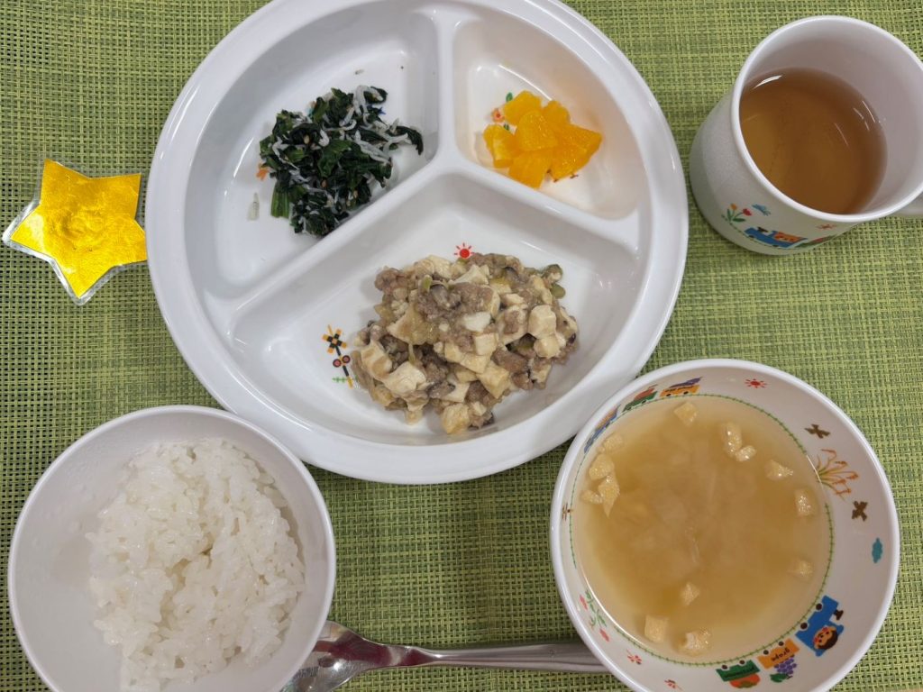 【6月10日㈬の給食・おやつ】