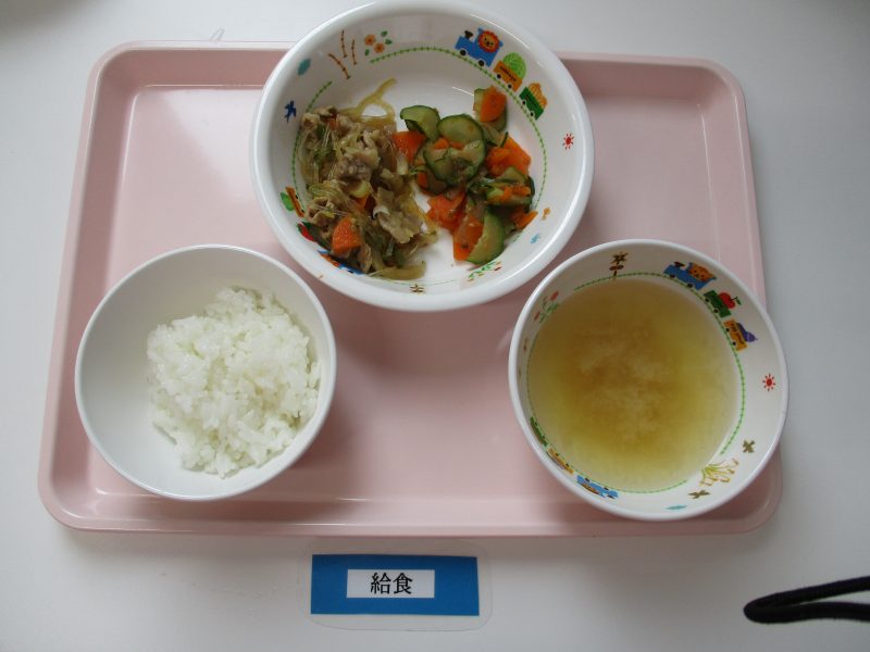 7月７日（土）お給食